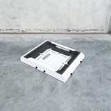 top view of starlink mini mount showing shock absorber