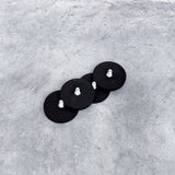 stacked set of four magnetic feet for starlink mini roof rack mount