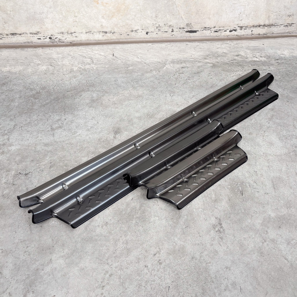 Stainless Steel  Door trims / Sill suit 76 Series & 79 Series Dual Cab LandCruiser