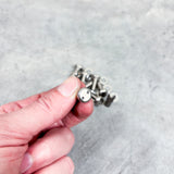 close up of anti theft fastening bolt kit for starlink mini mount