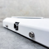 White Starlink Mini Mount with 2 Pin Deutsche Plug and 12 Volt Booster